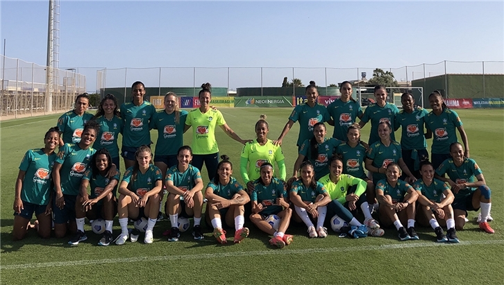 Jugadoras de la selección femenina de fútbol, en su actual visita a España para disputar partidos amistosos