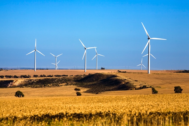 Alinta wind farm, in Australia.