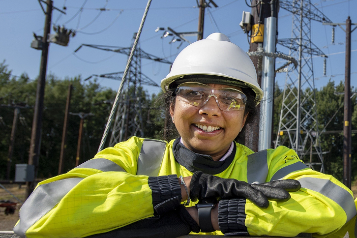 Sushma Garudadwajan, engenheira de SCADA na SP Electricity North West
