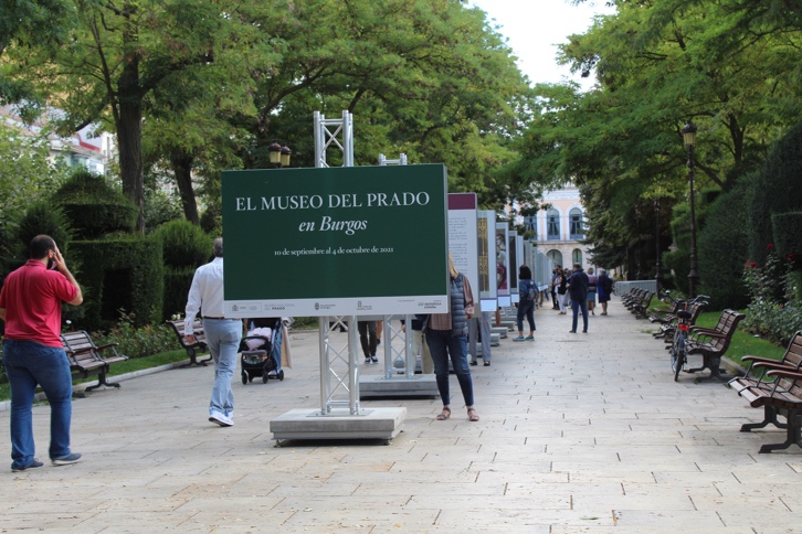 Burgos welcomes the 'Prado Museum in the Streets' exhibition.