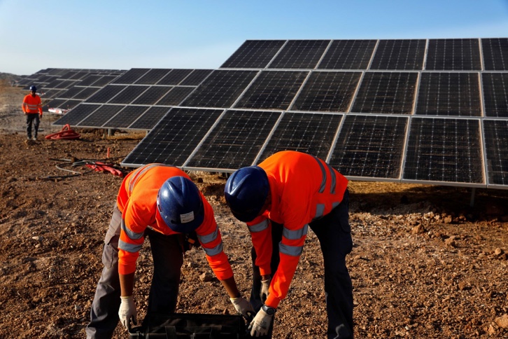 Planta fotovoltaica de Núñez de Balboa (España).