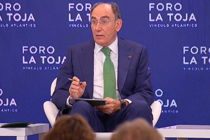 Ignacio Galán, presidente del grupo Iberdrola, en el Foro La Toja 2021.