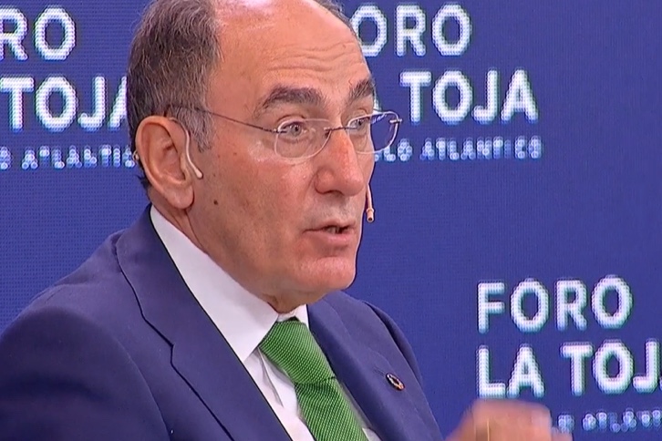 Ignacio Galán, presidente do grupo Iberdrola, no Fórum La Toja 2021.