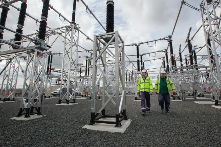 Distribution network substation in the UK