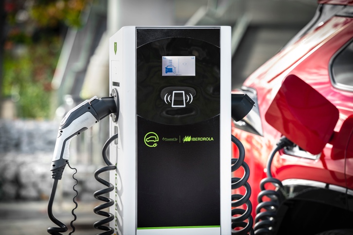 Iberdrola recharging point.