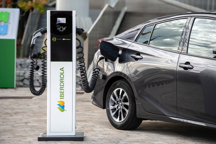 Iberdrola recharging point.