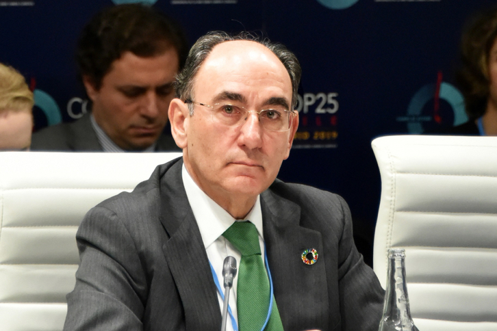 Ignacio Galán, presidente de Iberdrola, en la COP25.