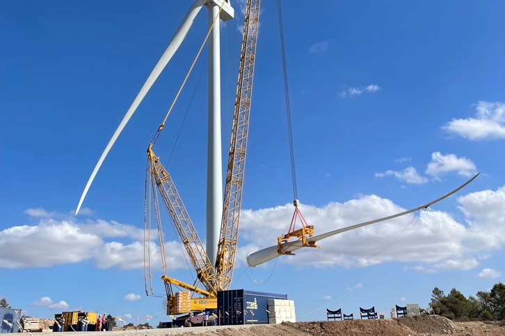 El Puntal wind farm (Málaga, Spain).