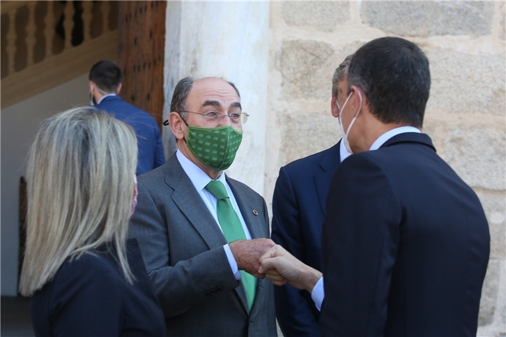 Ignacio Galán, Presidente de Iberdrola y Pedro Sánchez, Presidente del Gobierno