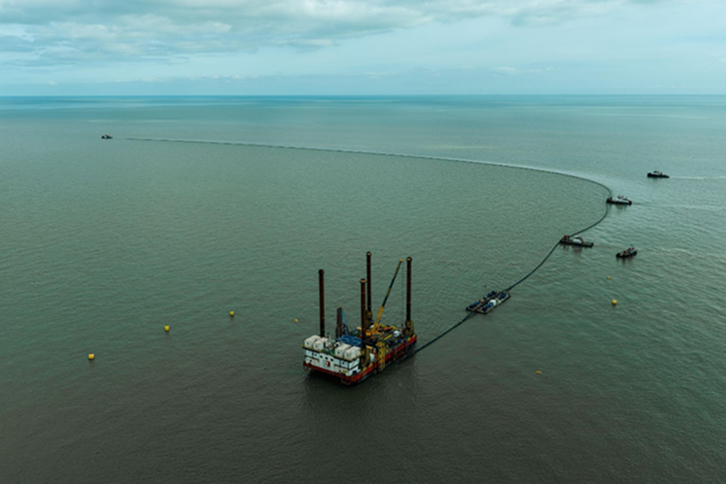 ScottishPower conclui operação de engenharia submarina pioneira no parque eólico offshore East Anglia TWO
