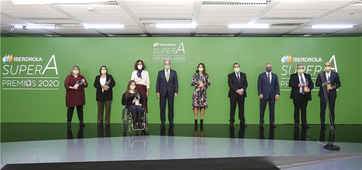 El presidente de Iberdrola, Ignacio Galán, en la ceremonia de entrega de la primera edición