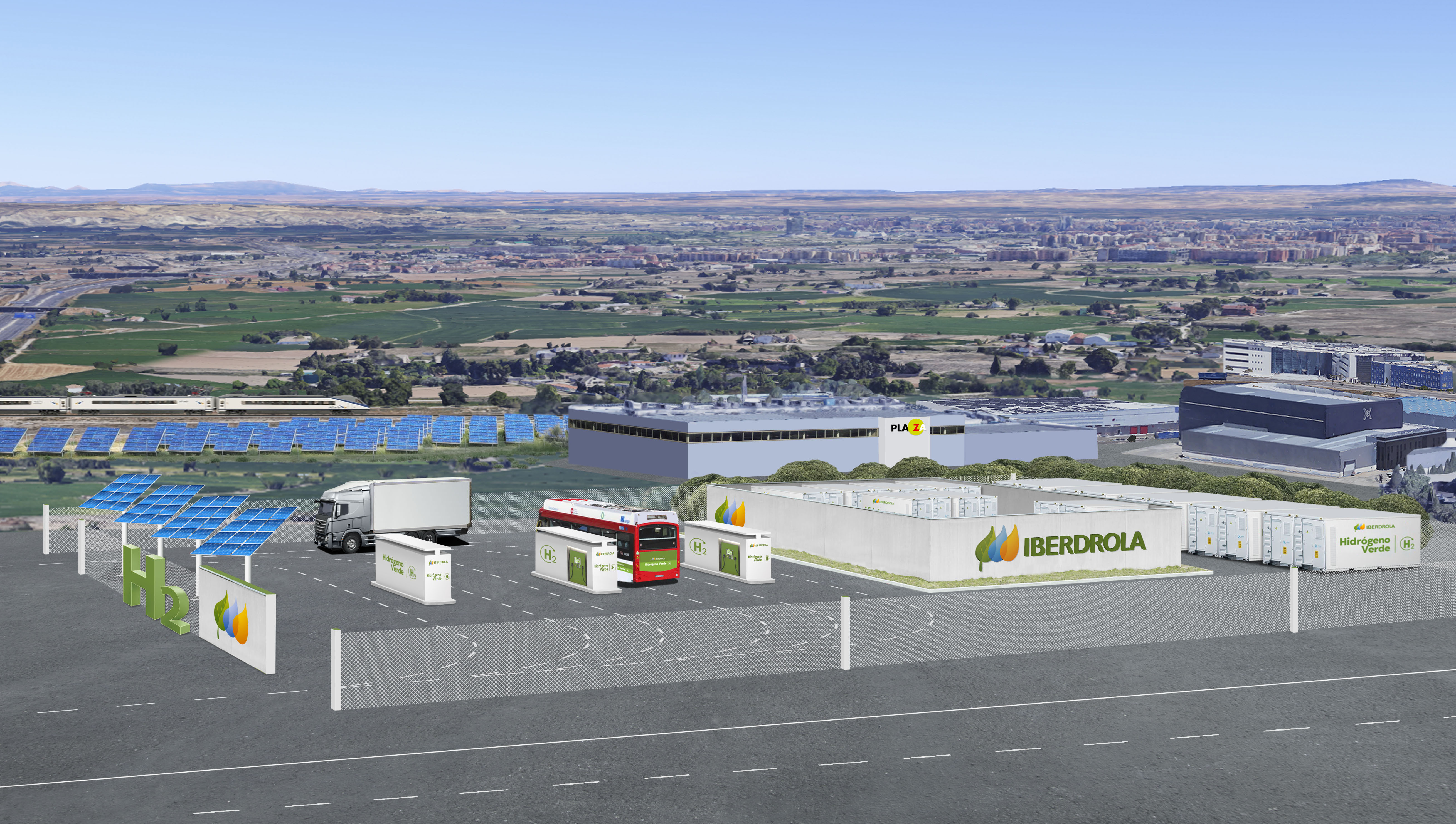 Iberdrola mobilises Aragón's first green hydrogen generation project ...
