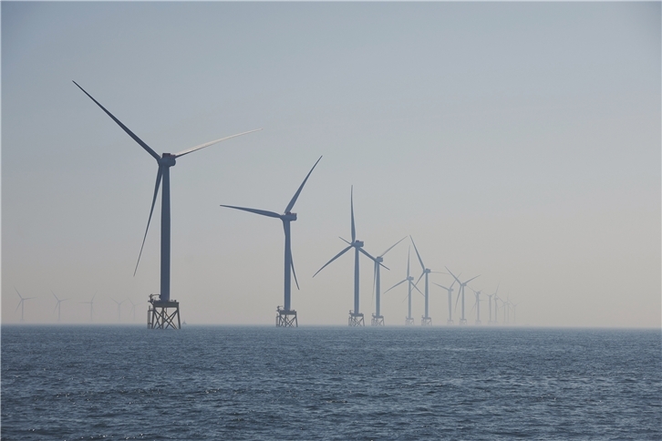 Parque eólico marino East Anglia ONE, en aguas del Reino Unido