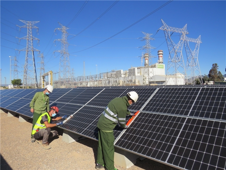 Construcción fotovoltaica en CC Castellón