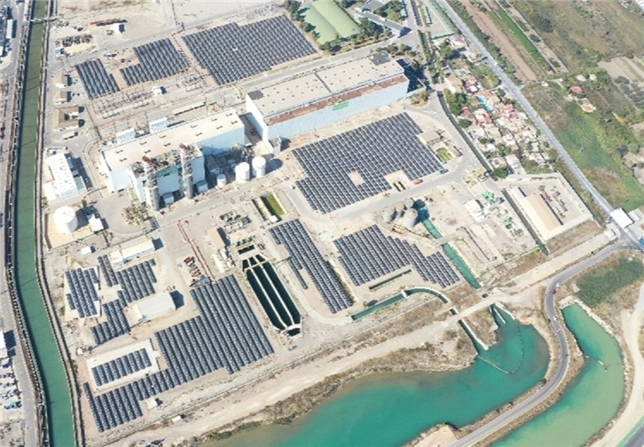 Planta fotovoltaica Iberdrola en ciclo combinado Castellón