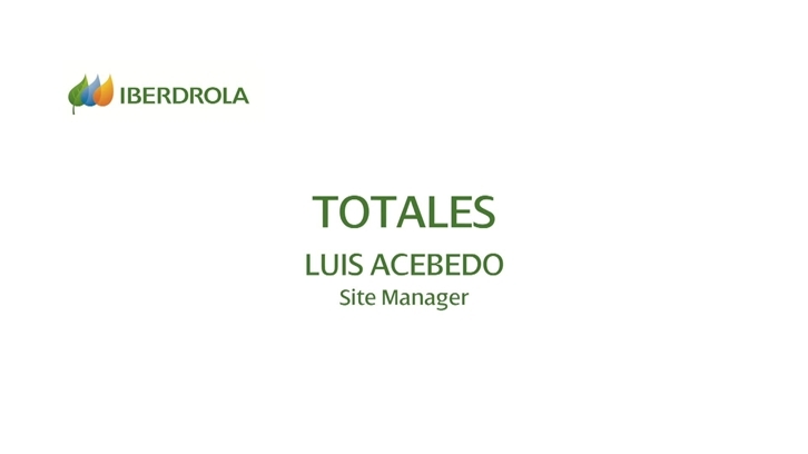 Totales Luis Acebedo, site manager