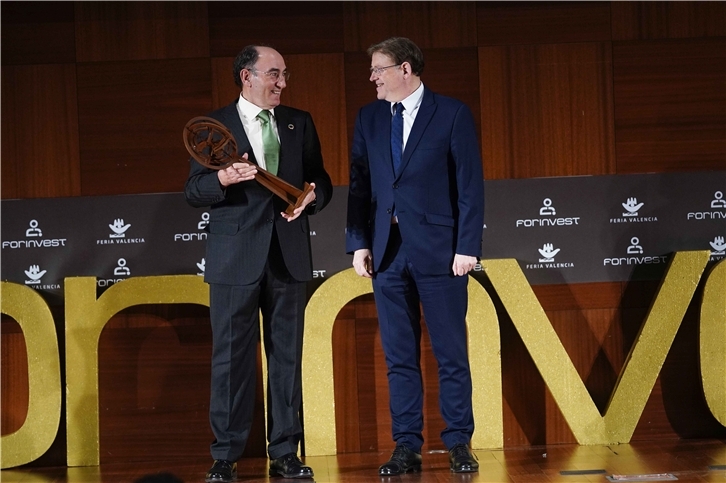 Ignacio Galán, premio Forinvest.