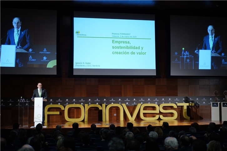 Ignacio Galán, premio Forinvest