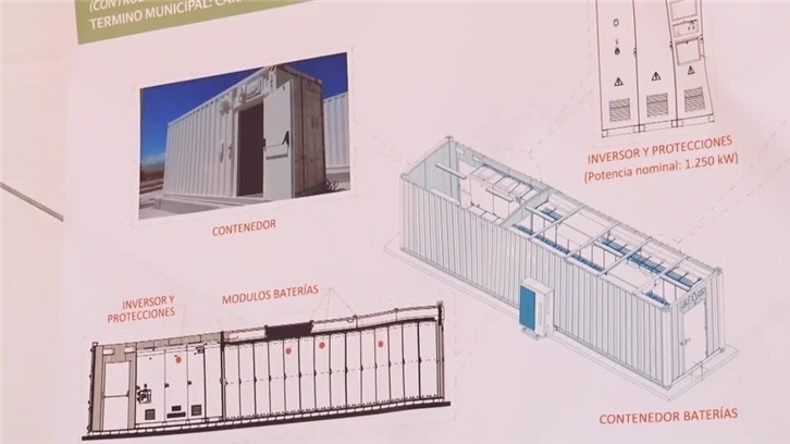 COMPACTADO SISTEMA DE ALMACENAMIENTO CON BATERÍAS EN CARAVACA (MURCIA)