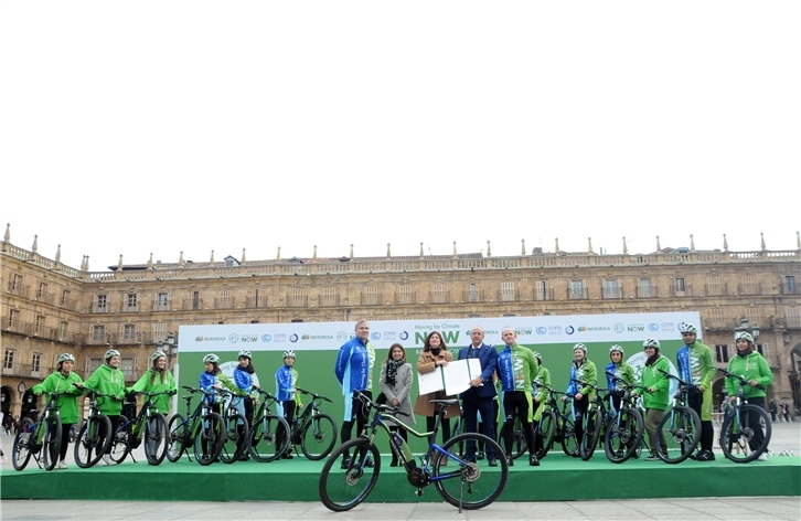 Equipo Moving for Climate NOW Plaza Mayor