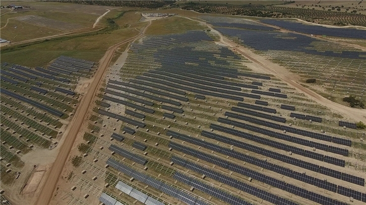 Evolución construcción proyecto fotovoltaico Nuñez de Balboa