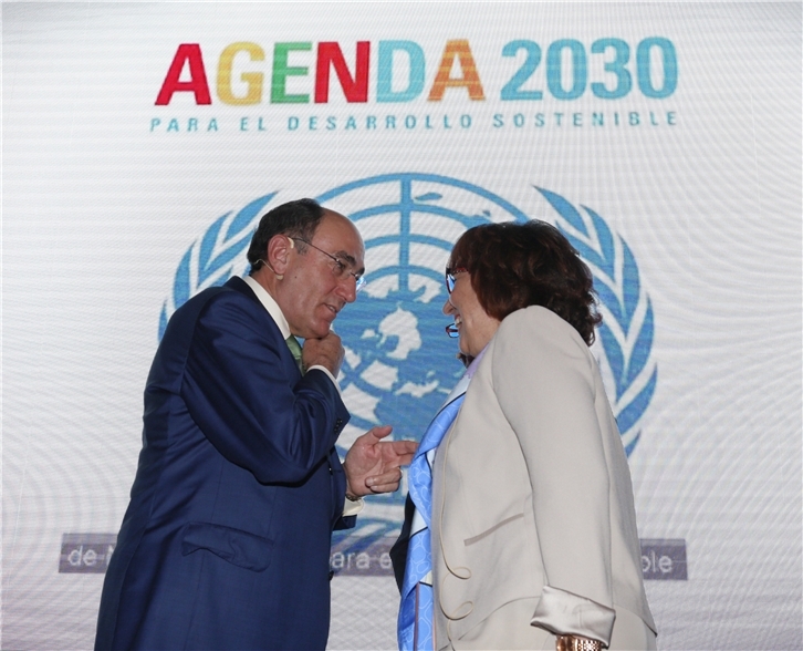 2018-06-27. Galán y Grynspan - I Conferencia Iberoamericana ODS