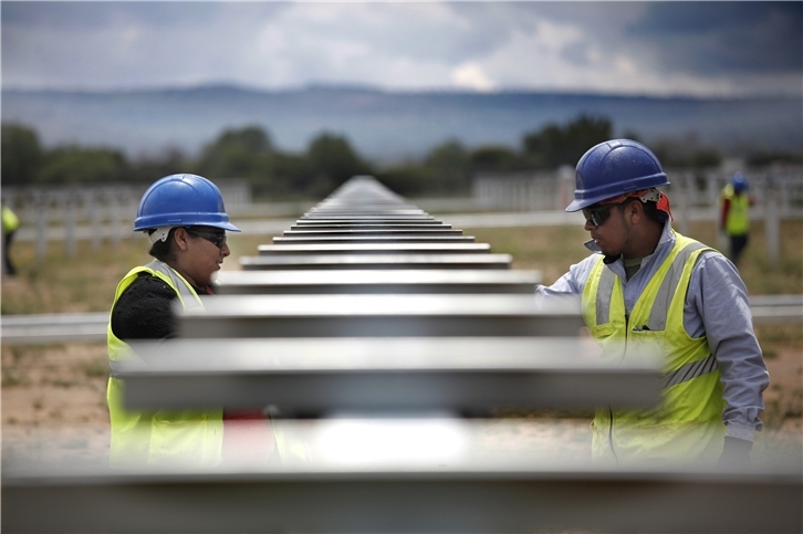 Parque fotovoltaico promovido por Iberdrola en México.