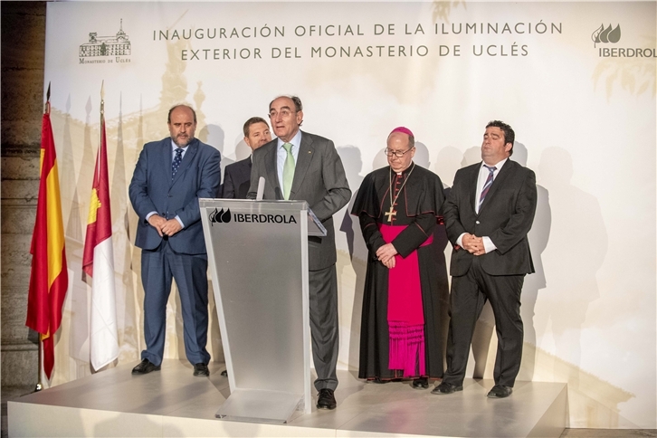 10-05-2018 Iberdrola inaugura la iluminación exterior del Monasterio de Uclés, en Cuenca