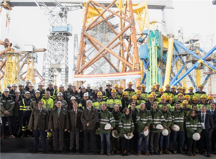 2018-03-05. Navantia entrega la primera 'jacket' de East Anglia One a Iberdrola (II)