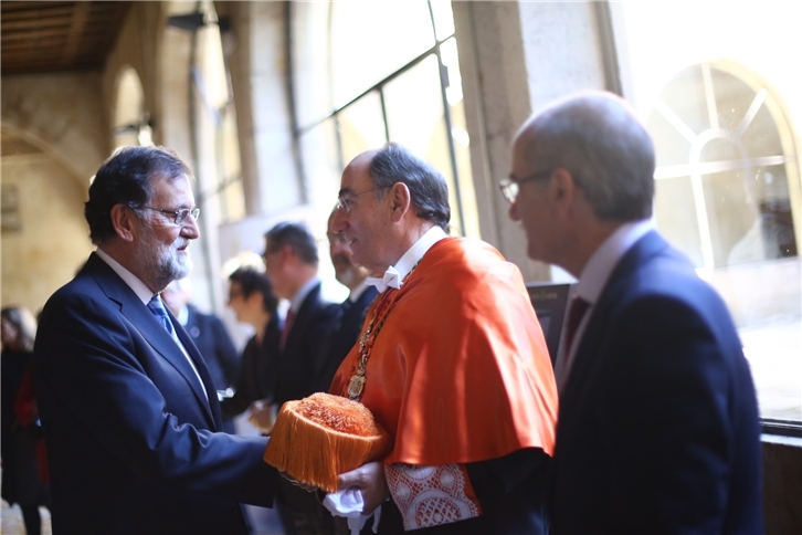 Ignacio Galán ha asistido al nombramiento de Jean Claude Juncker como doctor honoris causa por la USAL