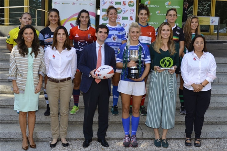 2017-10-05. Presentación Liga Iberdrola Rugby, CSD