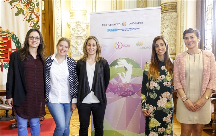 Iberdrola presenta el Tour 'Mujer, Salud y Deporte' en Valladolid.