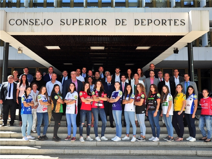 Presentación Liga Guerreras Iberdrola balonmano, CSD