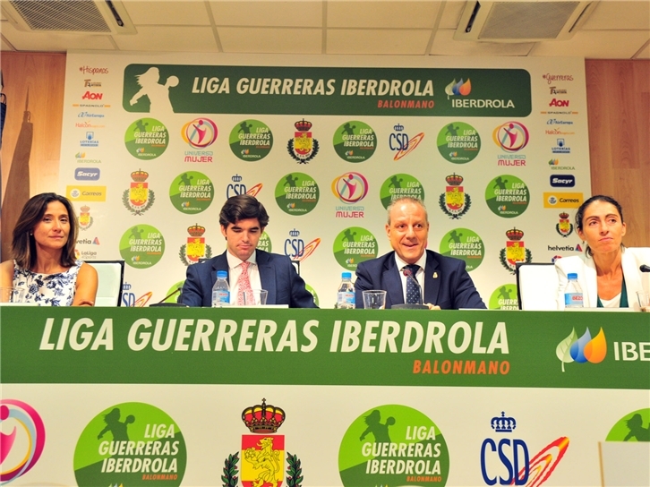 Presentación Liga Guerreras Iberdrola balonmano, CSD