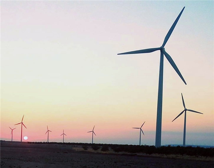 Parque eólico de Iberdrola La Plana III