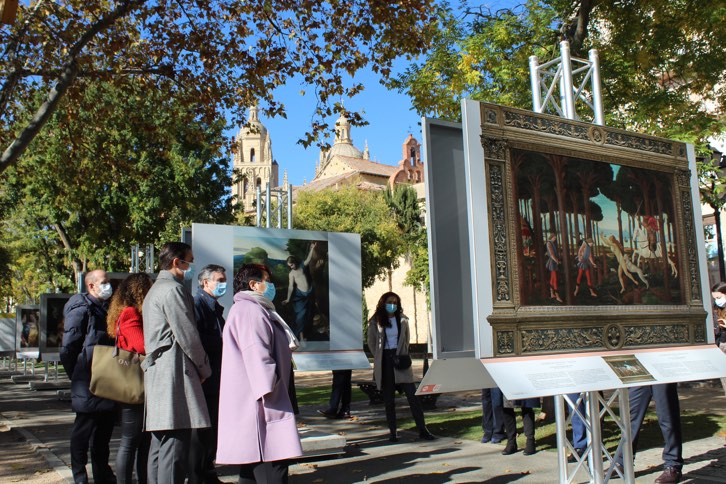 Exhibition 'The Museo del Prado in the streets' in Segovia.