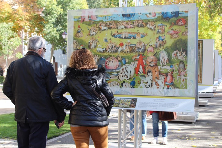 .Exposición 'El Museo del Prado en las calles' a su paso por Segovia.