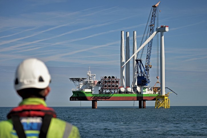 East Anglia ONE marine wind farm.