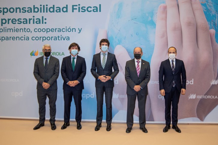 Ponentes de la Jornada ‘Responsabilidad Fiscal Empresarial: cumplimiento, cooperación y transparencia corporativa’.