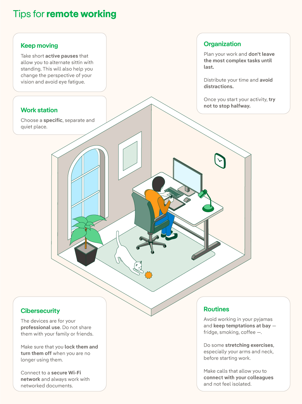 Tips to help you through lockdown.