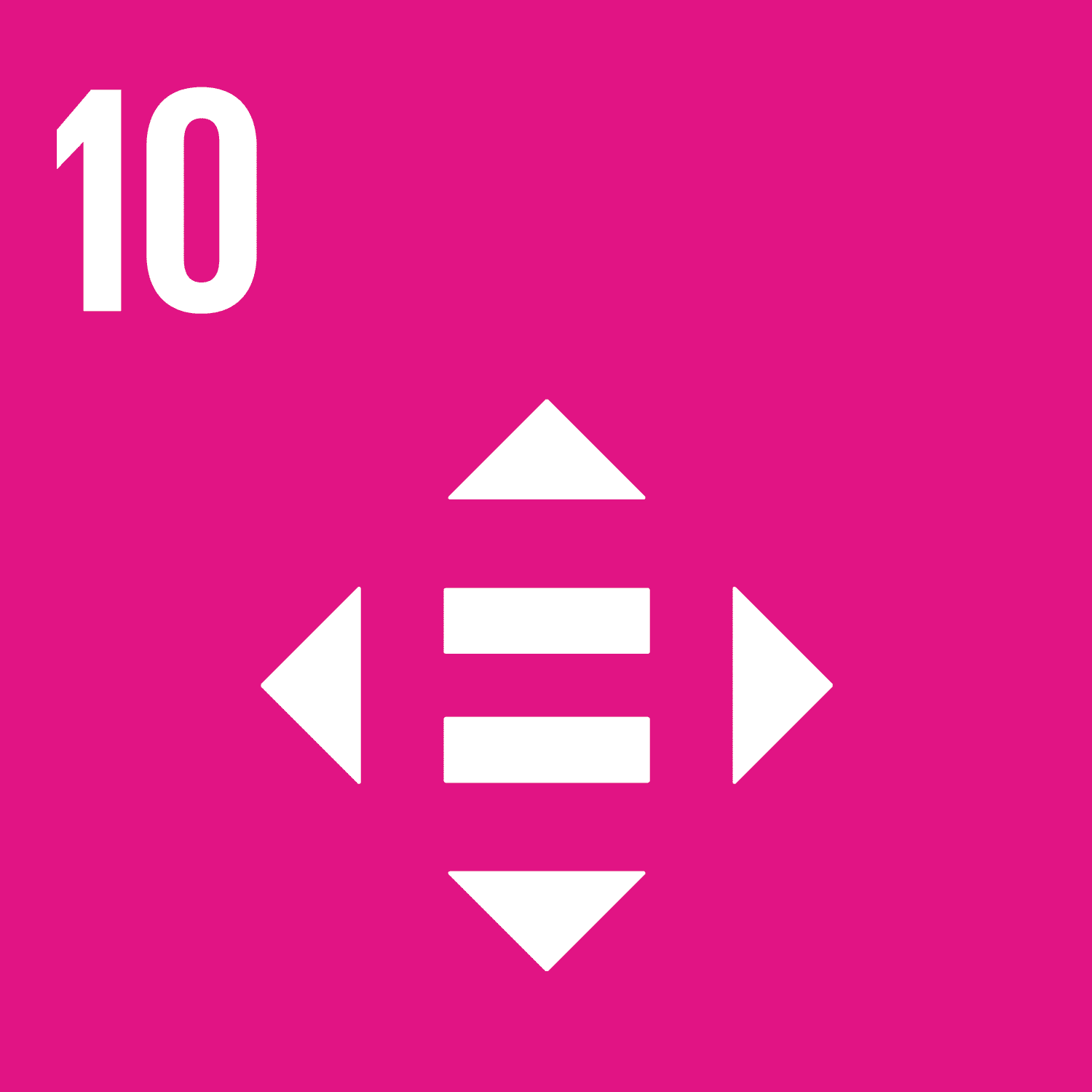 SDG 10. Reduced inequalities.