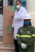 Donación de respiradores.