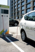 Electric vehicle recharging stations.