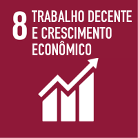 Trabalho decente e crescimento econômico.
