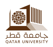 Logo de la Universidad de Catar