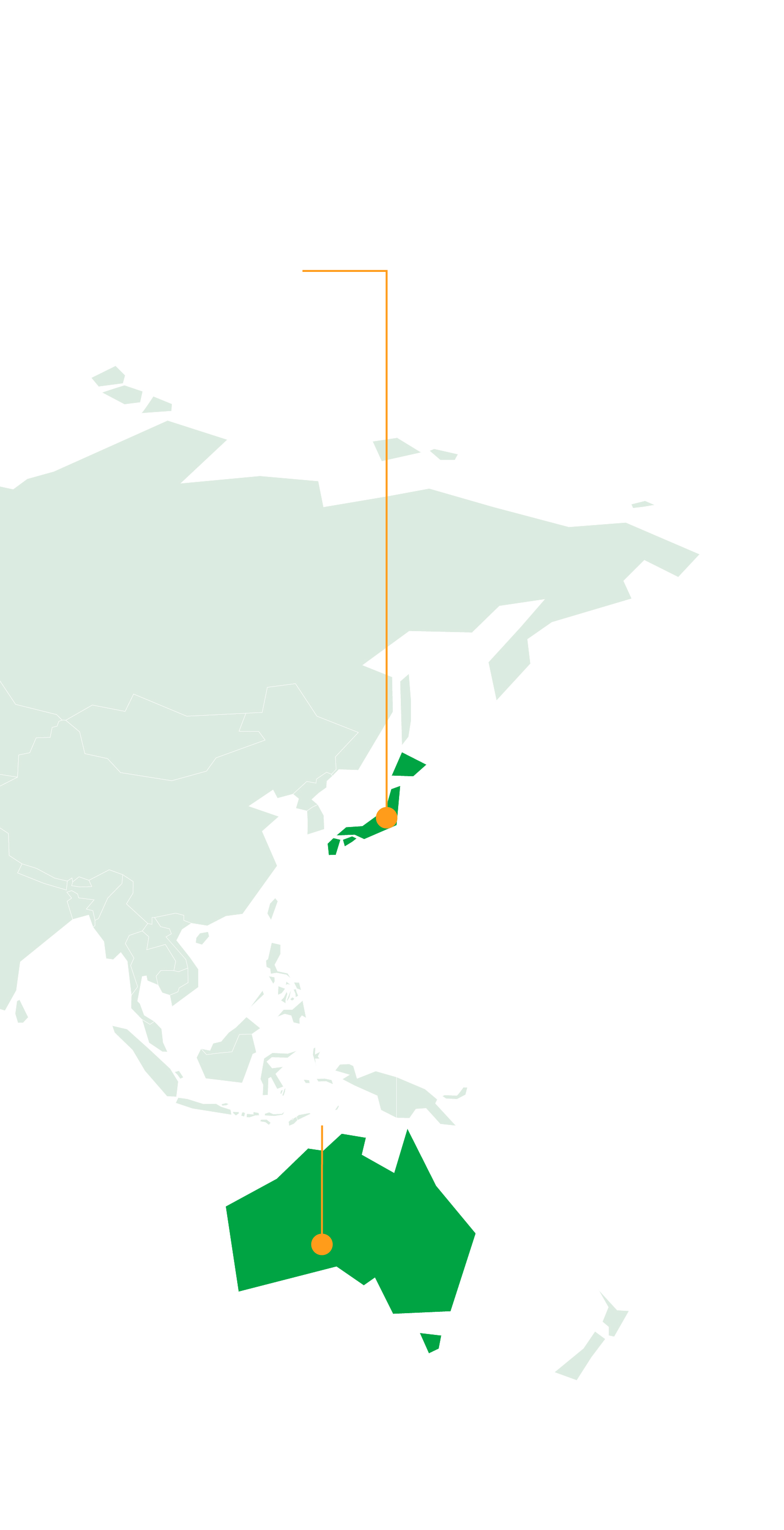 Mapa de Asia y Oceanía