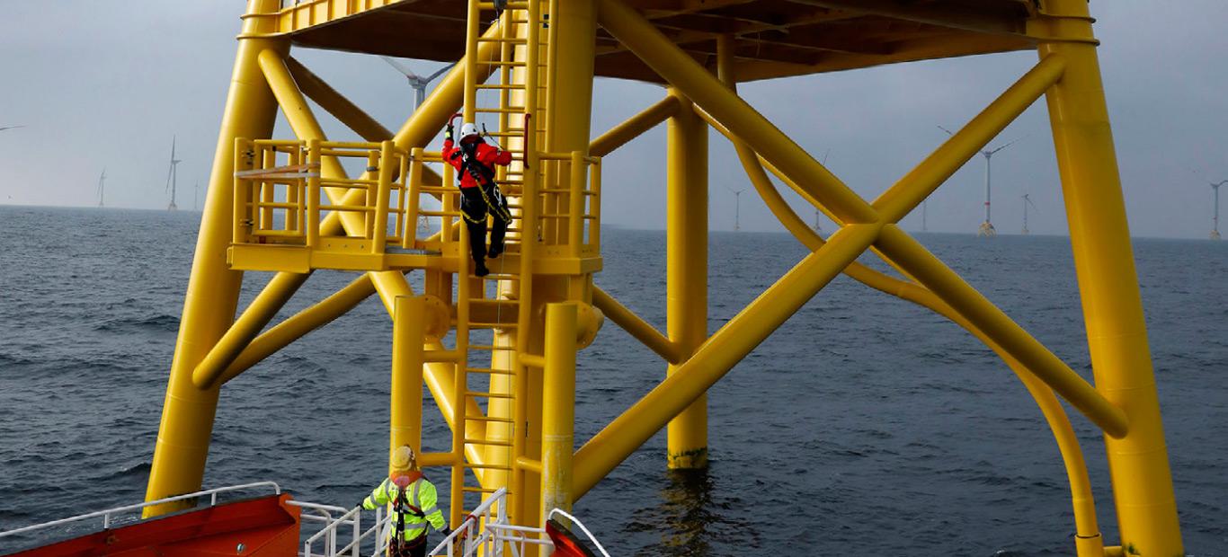 Parque eólico marino Wikinger en Alemania