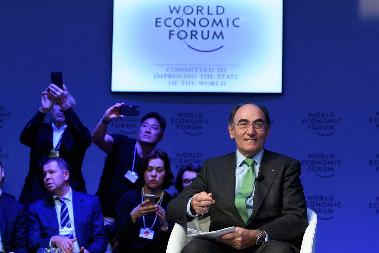 Ignacio S. Galán Intervención del presidente de Iberdrola en Davos