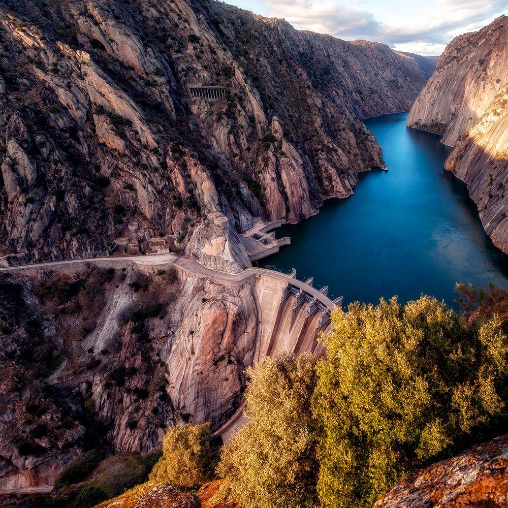 embalse de agua